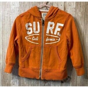 10/$20 *️⃣ Old Navy Orange “Surf” Hooded Zip Up